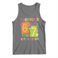 I Survived 67 Days of School Tank Top Funny 6 7 Six Seven Chaos Survivor for Students Teachers - Wonder Print Shop