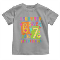 I Survived 67 Days of School Toddler T Shirt Funny 6 7 Six Seven Chaos Survivor for Students Teachers - Wonder Print Shop