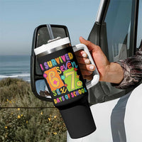 I Survived 67 Days of School Tumbler With Handle Funny 6 7 Six Seven Chaos Survivor for Students Teachers - Wonder Print Shop