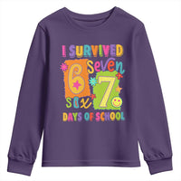 I Survived 67 Days of School Youth Sweatshirt Funny 6 7 Six Seven Chaos Survivor for Students Teachers - Wonder Print Shop