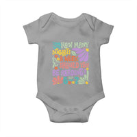 How Many Nights Should You Be Reading 6 7 Baby Onesie Retro Funny 67 Six Seven Meme Book Lover - Wonder Print Shop