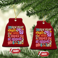 How Many Nights Should You Be Reading 6 7 Ceramic Ornament Retro Funny 67 Six Seven Meme Book Lover - Wonder Print Shop