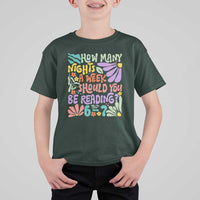 How Many Nights Should You Be Reading 6 7 T Shirt For Kid Retro Funny 67 Six Seven Meme Book Lover - Wonder Print Shop