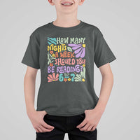 How Many Nights Should You Be Reading 6 7 T Shirt For Kid Retro Funny 67 Six Seven Meme Book Lover - Wonder Print Shop