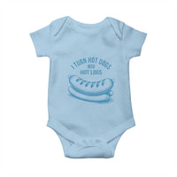 I Turn Hot Dogs Into Hot Logs Baby Onesie Funny Food Pun for BBQ Bros Toilet Humor Kings - Wonder Print Shop