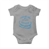 I Turn Hot Dogs Into Hot Logs Baby Onesie Funny Food Pun for BBQ Bros Toilet Humor Kings - Wonder Print Shop