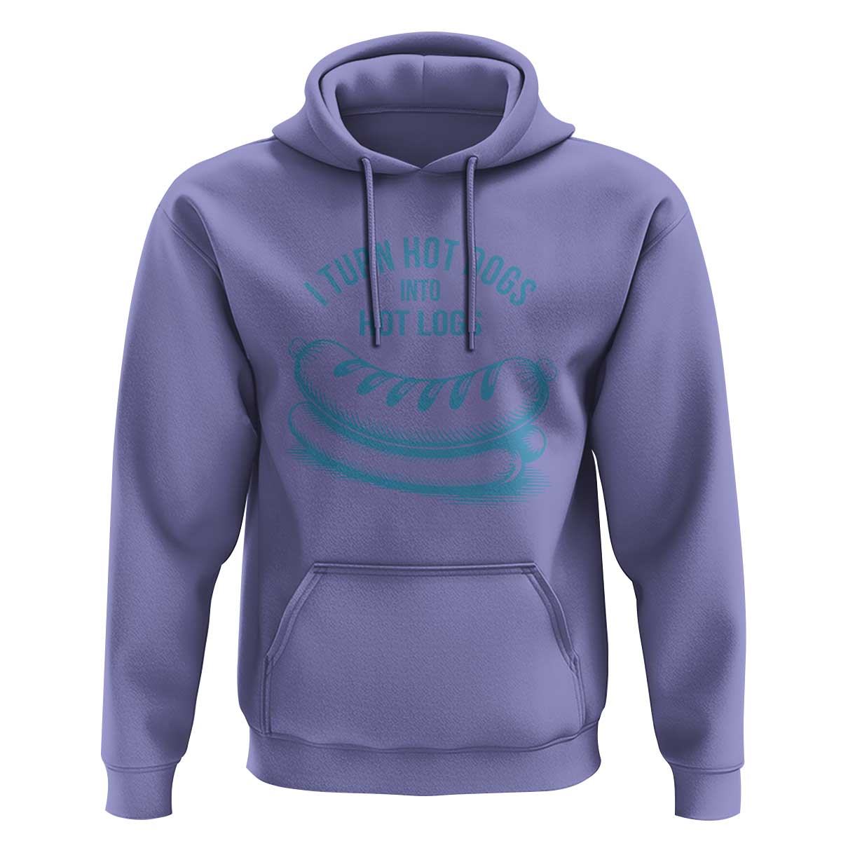 I Turn Hot Dogs Into Hot Logs Hoodie Funny Food Pun for BBQ Bros Toilet Humor Kings - Wonder Print Shop