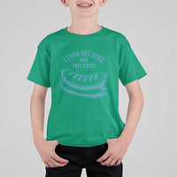 I Turn Hot Dogs Into Hot Logs T Shirt For Kid Funny Food Pun for BBQ Bros Toilet Humor Kings - Wonder Print Shop