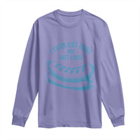 I Turn Hot Dogs Into Hot Logs Long Sleeve Shirt Funny Food Pun for BBQ Bros Toilet Humor Kings - Wonder Print Shop