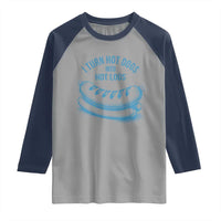 I Turn Hot Dogs Into Hot Logs Raglan Shirt Funny Food Pun for BBQ Bros Toilet Humor Kings - Wonder Print Shop