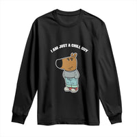 I Am Just A Chill Guy Long Sleeve Shirt Funny My New Character
