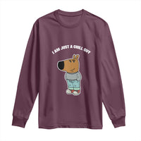 I Am Just A Chill Guy Long Sleeve Shirt Funny My New Character