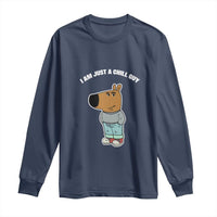 I Am Just A Chill Guy Long Sleeve Shirt Funny My New Character