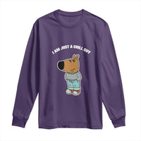 I Am Just A Chill Guy Long Sleeve Shirt Funny My New Character