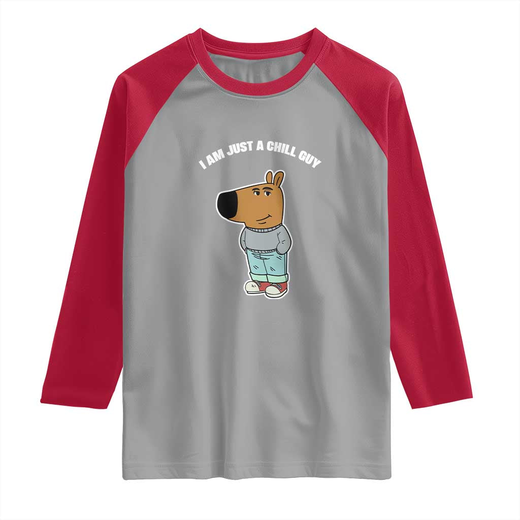 I Am Just A Chill Guy Raglan Shirt Funny My New Character