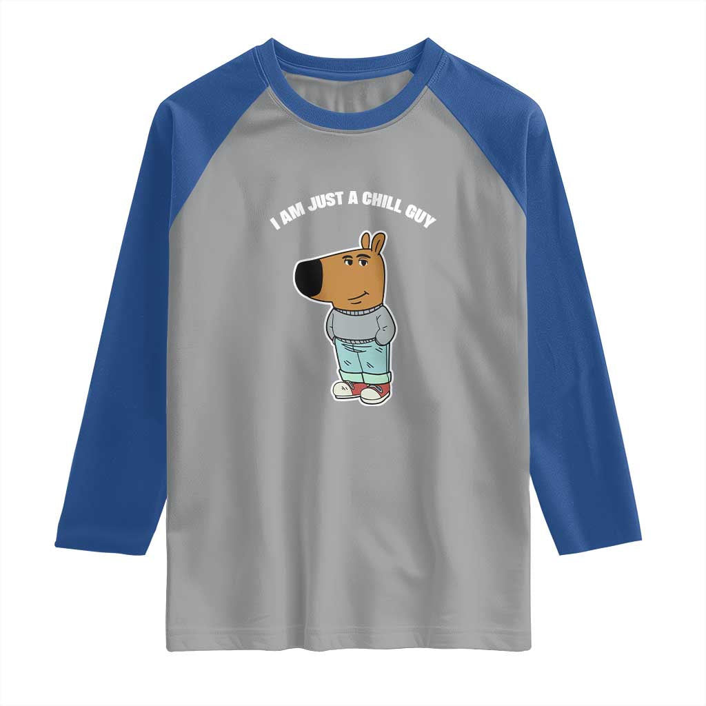I Am Just A Chill Guy Raglan Shirt Funny My New Character