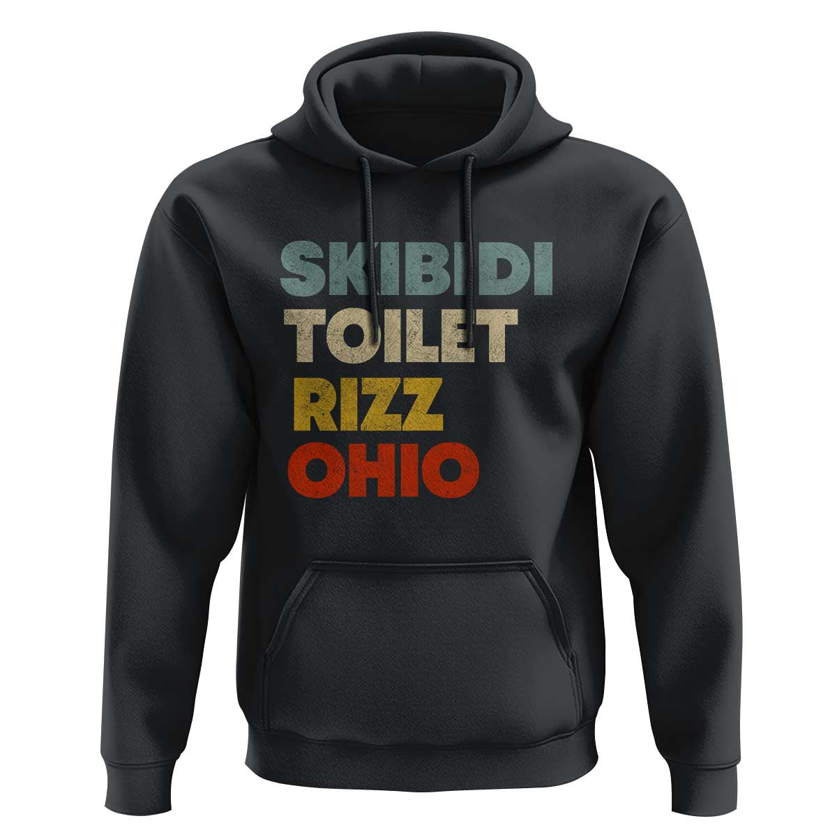 Skibidi Toilet Rizz Ohio Hoodie Funny Gen Alpha Slang Rizzler Game