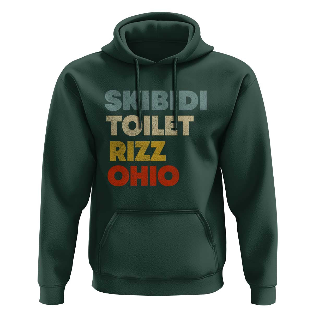 Skibidi Toilet Rizz Ohio Hoodie Funny Gen Alpha Slang Rizzler Game