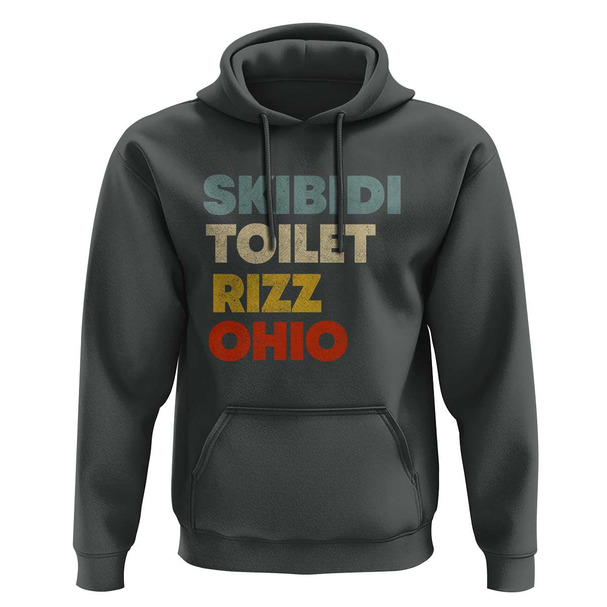 Skibidi Toilet Rizz Ohio Hoodie Funny Gen Alpha Slang Rizzler Game