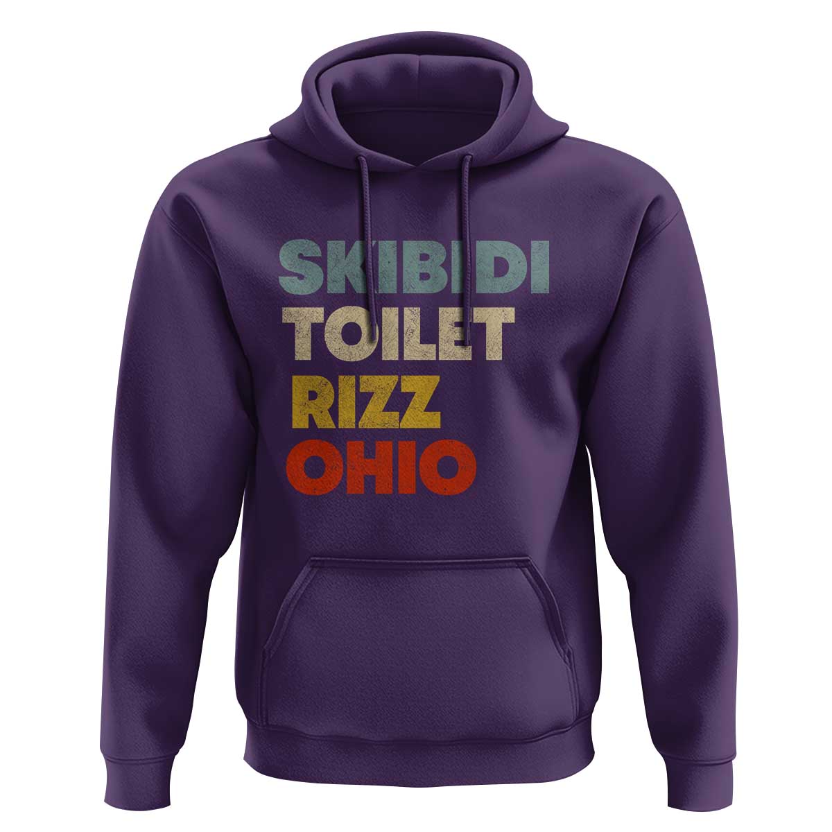 Skibidi Toilet Rizz Ohio Hoodie Funny Gen Alpha Slang Rizzler Game