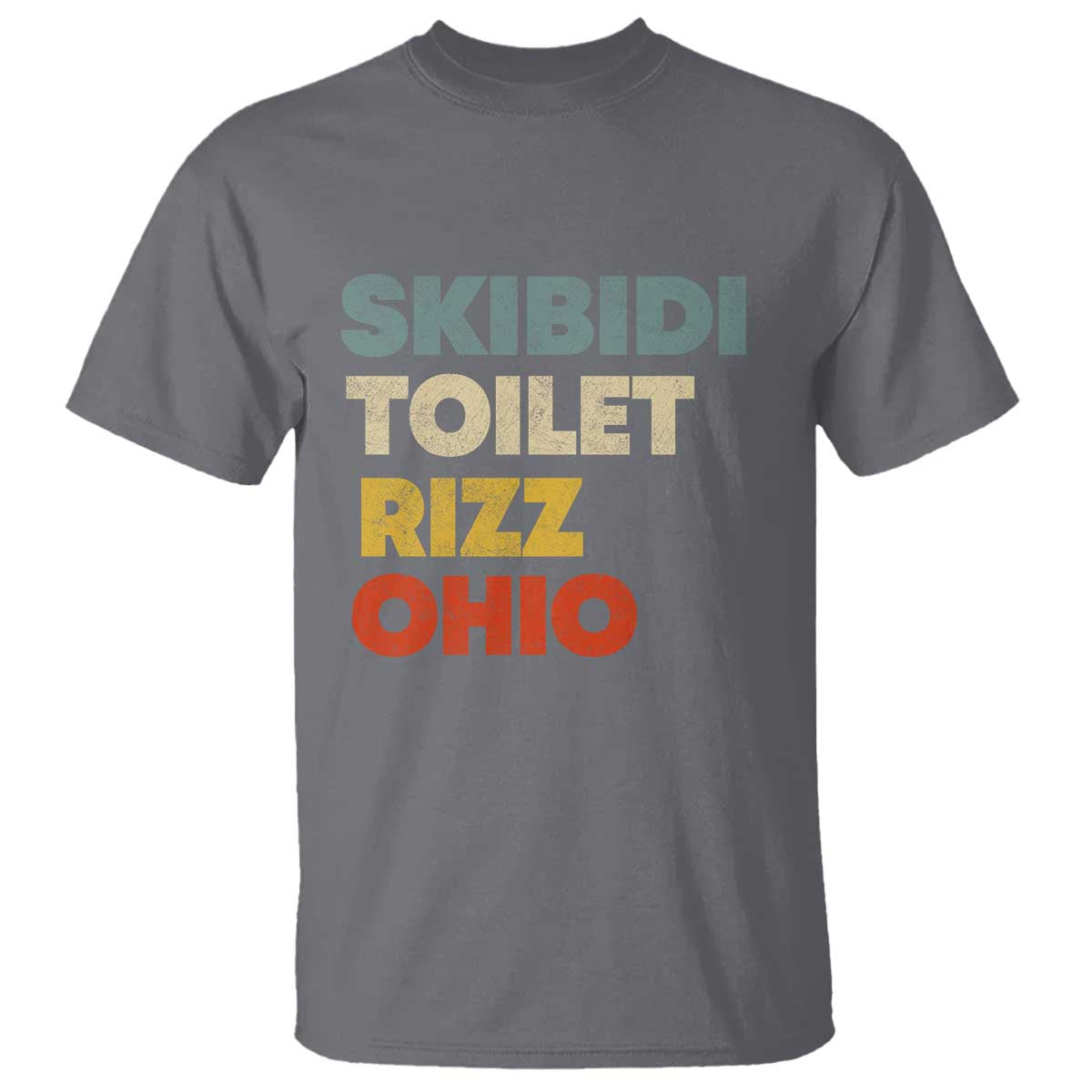 Skibidi Toilet Rizz Ohio T Shirt Funny Gen Alpha Slang Rizzler Game - Wonder Print Shop
