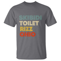 Skibidi Toilet Rizz Ohio T Shirt Funny Gen Alpha Slang Rizzler Game - Wonder Print Shop