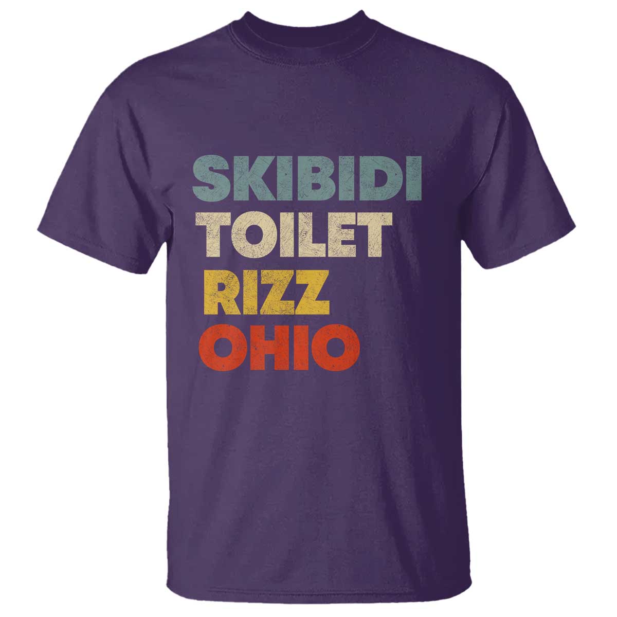 Skibidi Toilet Rizz Ohio T Shirt Funny Gen Alpha Slang Rizzler Game - Wonder Print Shop
