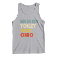 Skibidi Toilet Rizz Ohio Tank Top Funny Gen Alpha Slang Rizzler Game