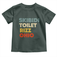 Skibidi Toilet Rizz Ohio Toddler T Shirt Funny Gen Alpha Slang Rizzler Game