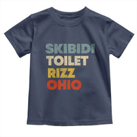 Skibidi Toilet Rizz Ohio Toddler T Shirt Funny Gen Alpha Slang Rizzler Game