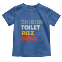 Skibidi Toilet Rizz Ohio Toddler T Shirt Funny Gen Alpha Slang Rizzler Game