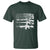 Machine Guns American Flag T Shirt For Gun Owner Lover 2A Retro Vintage