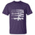 Machine Guns American Flag T Shirt For Gun Owner Lover 2A Retro Vintage