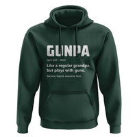 Cool Gun Grandpa Enthusiast Hoodie Funny Gunpa Definition Like A Regular Grandpa But Plays With Guns