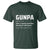 Cool Gun Grandpa Enthusiast T Shirt Funny Gunpa Definition Like A Regular Grandpa But Plays With Guns - Wonder Print Shop