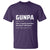 Cool Gun Grandpa Enthusiast T Shirt Funny Gunpa Definition Like A Regular Grandpa But Plays With Guns - Wonder Print Shop