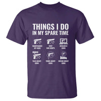 Funny Gun Lover T Shirt Things I Do In My Spare Time Guns Owner Enthusiast