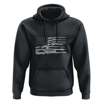 American Flag Rifle Firearm Hoodie Machine Guns 2A
