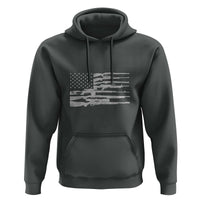American Flag Rifle Firearm Hoodie Machine Guns 2A