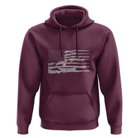 American Flag Rifle Firearm Hoodie Machine Guns 2A