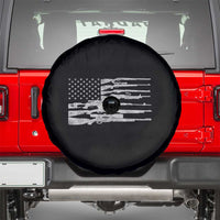 American Flag Rifle Firearm Spare Tire Cover Machine Guns 2A