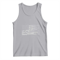 American Flag Rifle Firearm Tank Top Machine Guns 2A