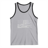 American Flag Rifle Firearm Tank Top Machine Guns 2A