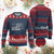 American Flag Rifle Firearm Ugly Christmas Sweater Machine Guns 2A - Wonder Print Shop