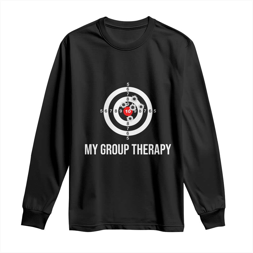 Gun Lover Long Sleeve Shirt My Group Therapy Shooting Range