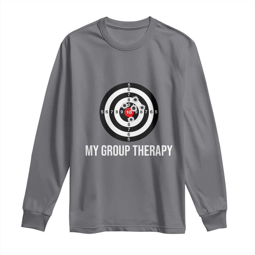 Gun Lover Long Sleeve Shirt My Group Therapy Shooting Range