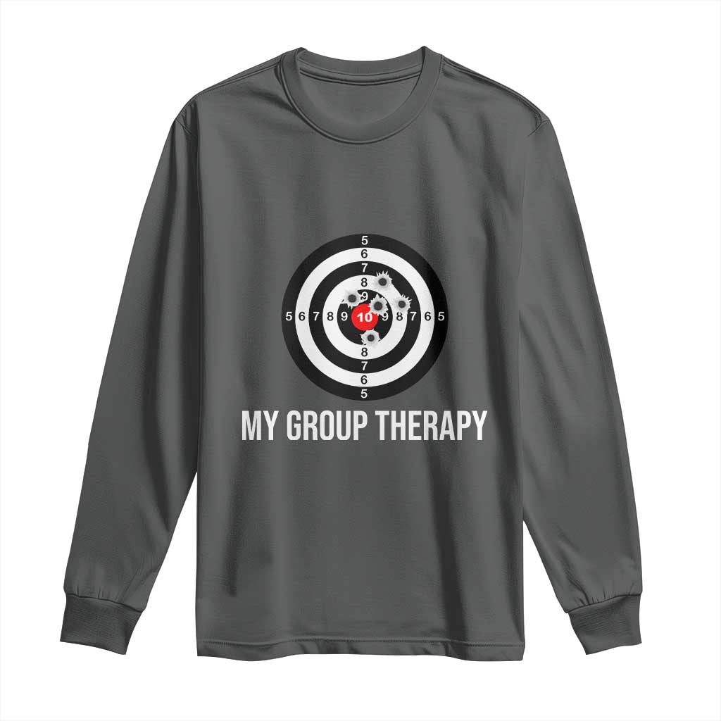 Gun Lover Long Sleeve Shirt My Group Therapy Shooting Range