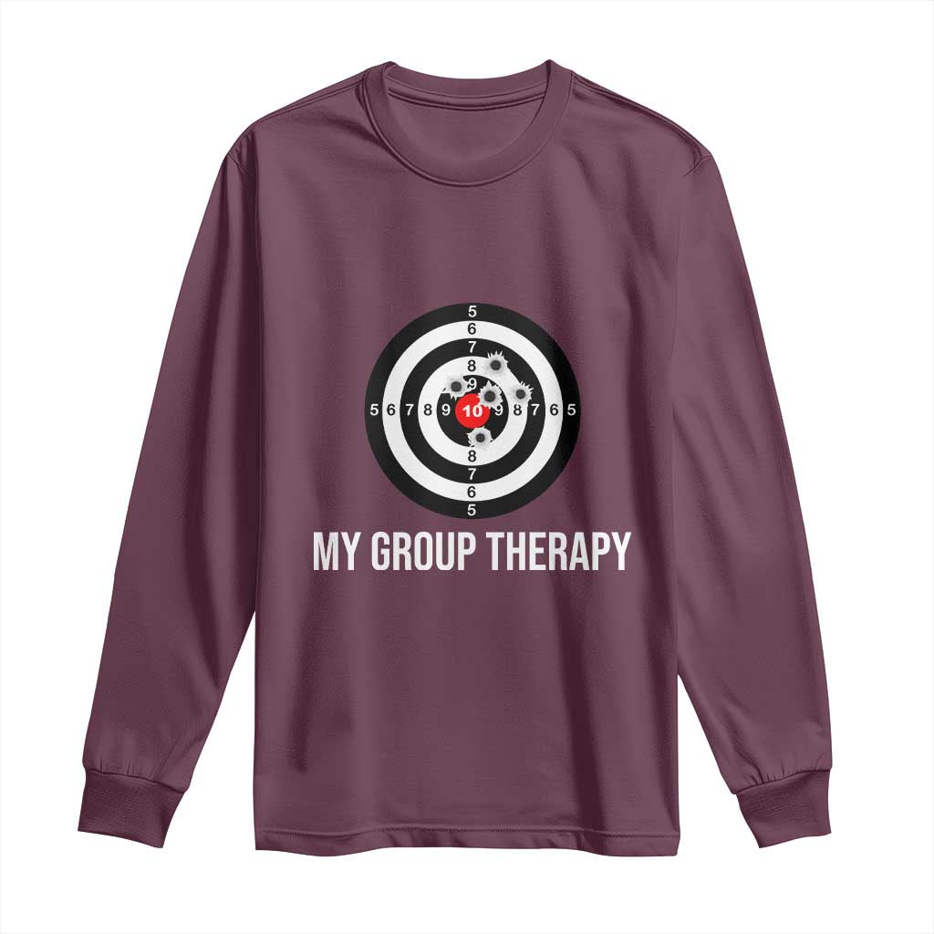 Gun Lover Long Sleeve Shirt My Group Therapy Shooting Range