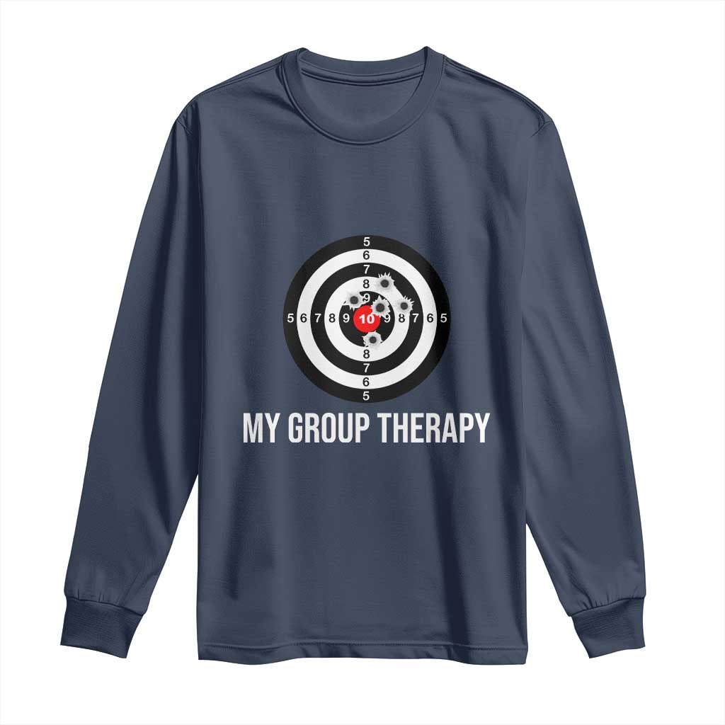 Gun Lover Long Sleeve Shirt My Group Therapy Shooting Range