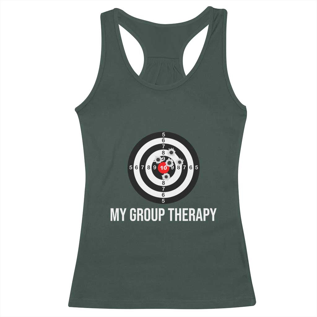 Gun Lover Racerback Tank Top My Group Therapy Shooting Range
